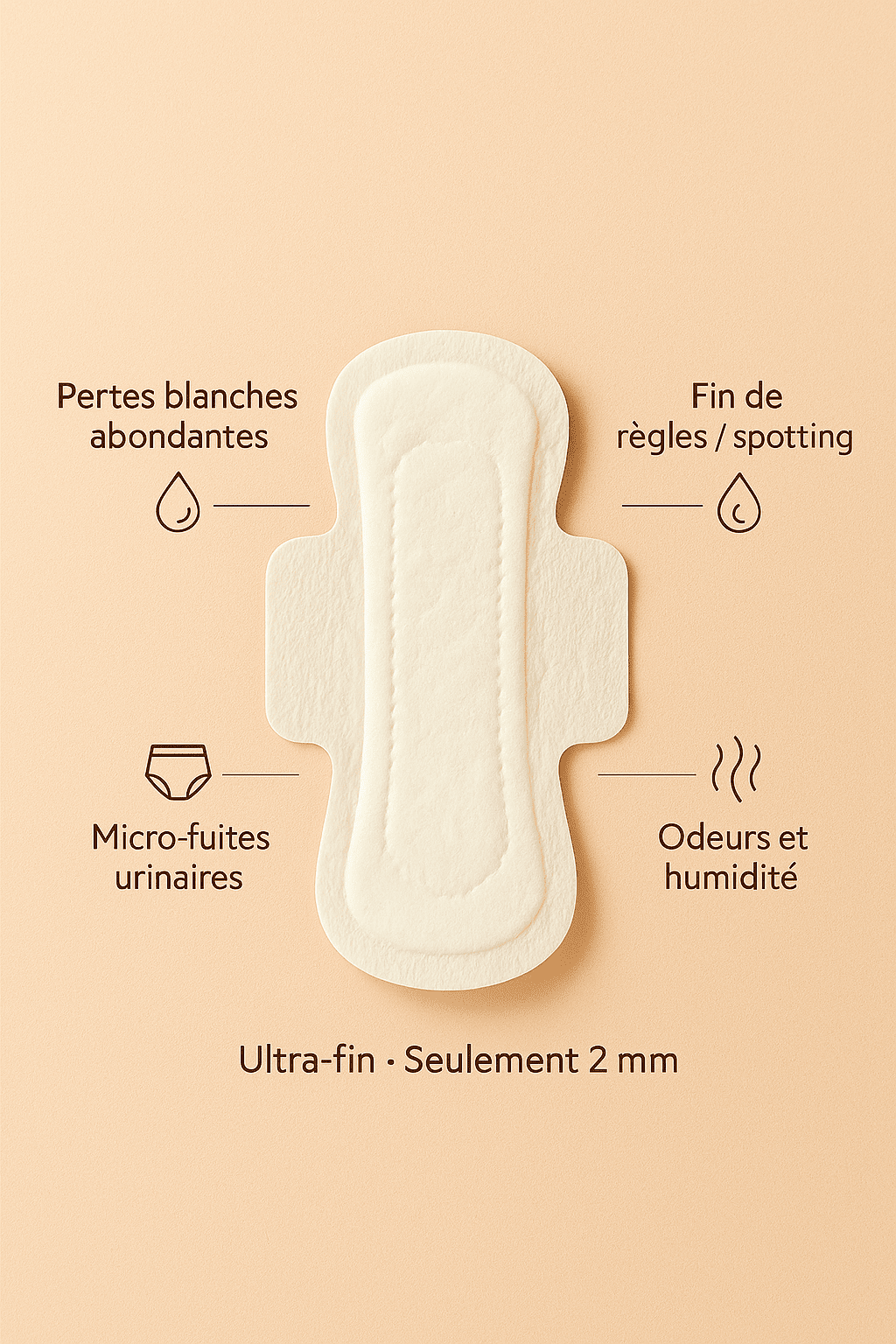 Protège-Slip Ultra-fin en Coton naturel – Usage Quotidien