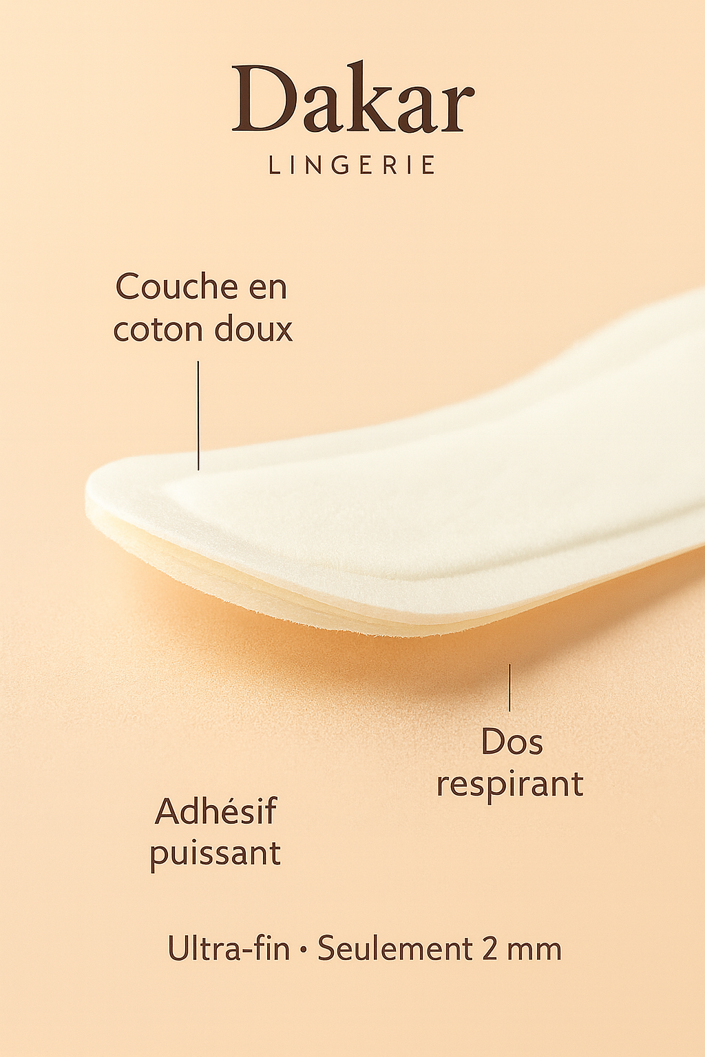 Protège-Slip Ultra-fin en Coton naturel – Usage Quotidien