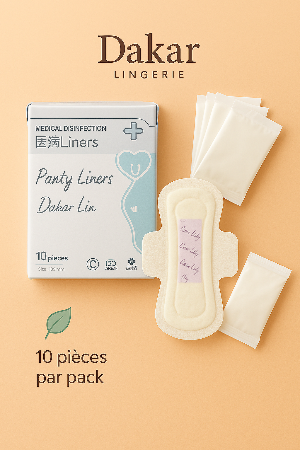 Protège-Slip Ultra-fin en Coton naturel – Usage Quotidien
